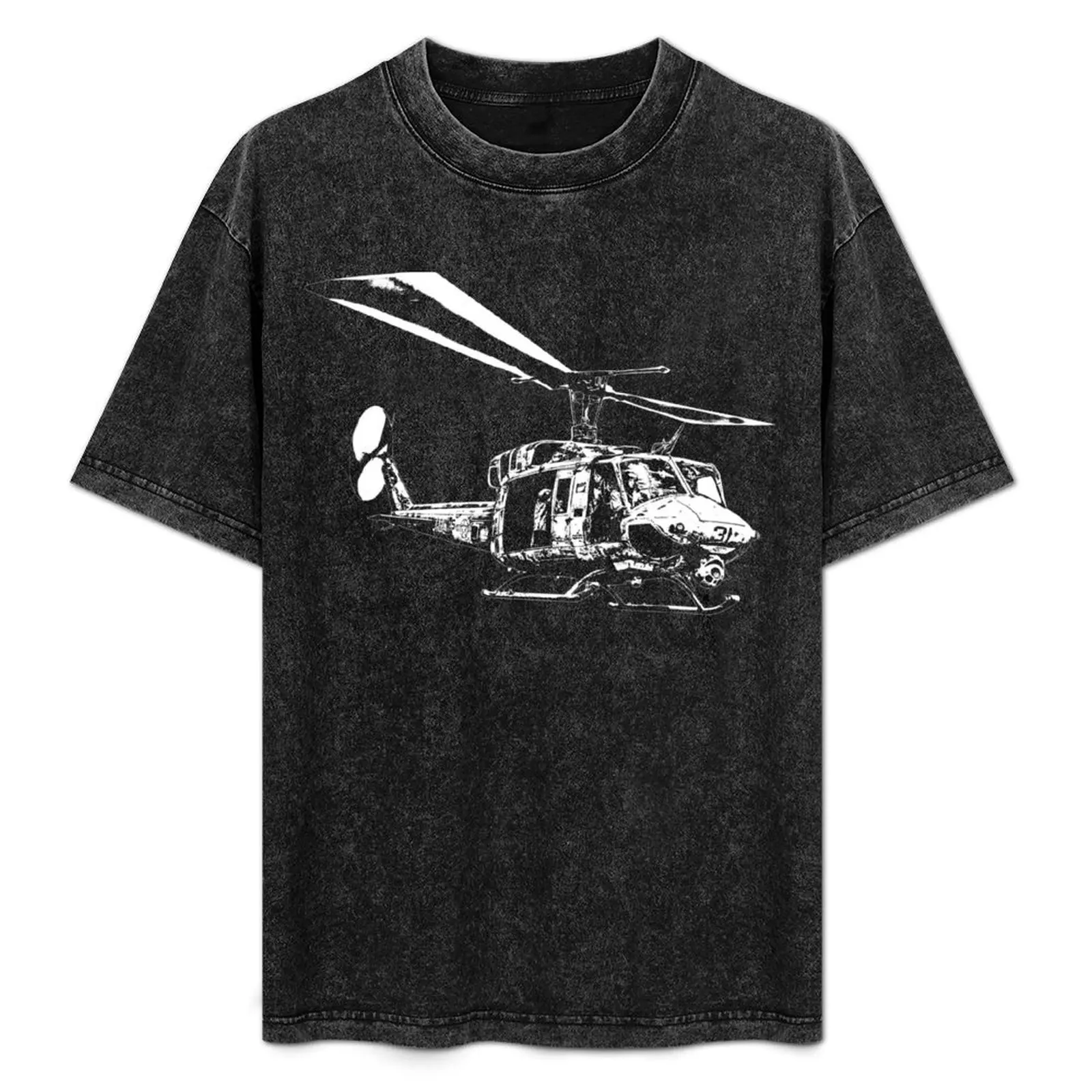 

UH-1N Twin Huey T-Shirt Summer Fashion Casual Tee Shirt
