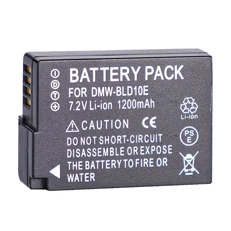 DMW-BLD10E DMW BLD10E BLD10 BLD10PP Batteries 1200mAH Rechargeable Batteries For Panasonic DMC GF2GK GF2 G3 GX1 DMC-GF2 DMC-G3