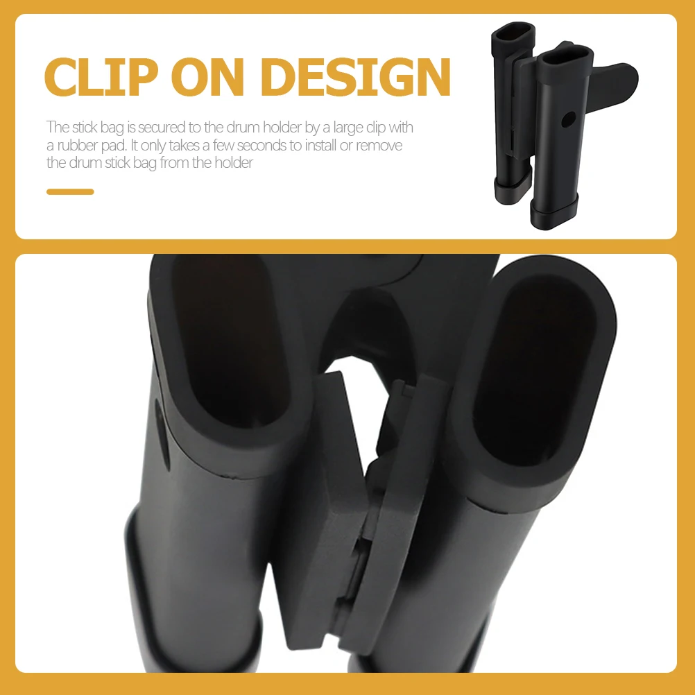 

Drumstick Holder Clip ABS Durable Drum Accessory Percussion Instrument Supplies Container Bucket For Drumsticks Practical Gift