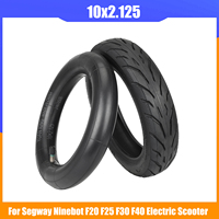 10 Inch 10x2.125 Inner Outer Tires 10*2.125 Outer Tyre For Segway Ninebot F20 F25 F30 F40 Electric Scooter Inflation Wheel Par