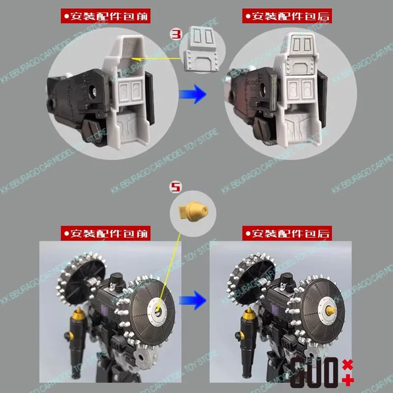 GUO Transformation Heart of Steel  Timeline Action Figures Upgrade Kit Accessories Model Toys Optimization GO BETTER Fans Gift