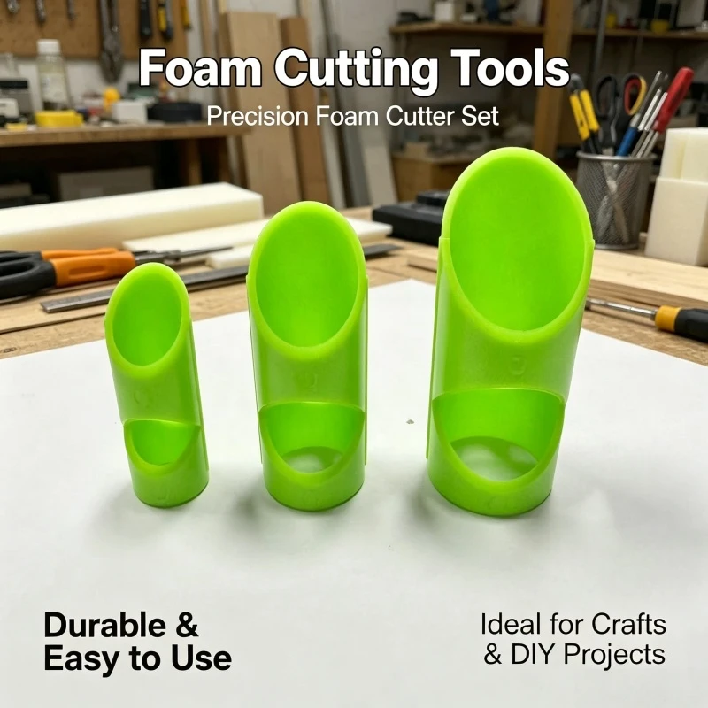 3Pcs Pipe Insulation Cutter V-Guide 45° Elbow T Joint DIY Foam Tube Mold Multi Pipe Diameters