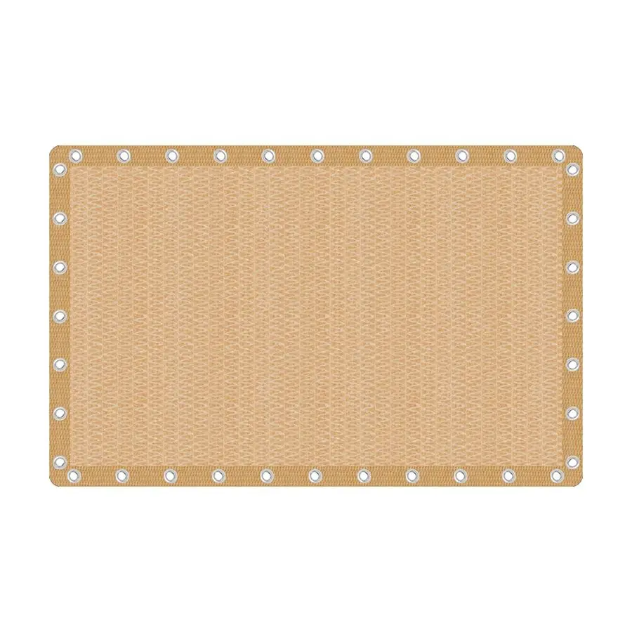 

90 Shade Fabric Sun Shade Cloth with Reinforced Grommets, Outdoor Sun Screen Fabric for Outdoor Patio Garden Pergola Cover Canop