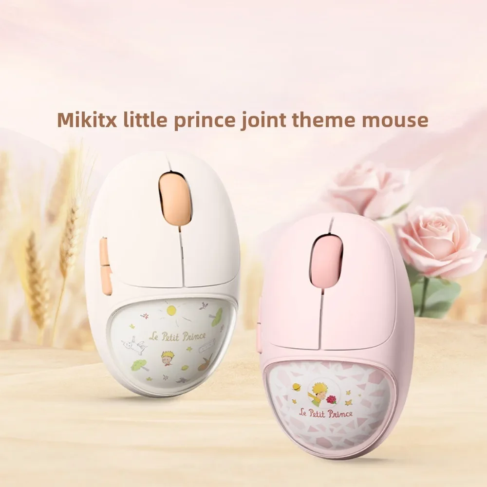 

MIKIT Little Prince M01 wireless mouse 2.4G game office cute ergonomically designed 2400DPI long battery life 70g ultra light
