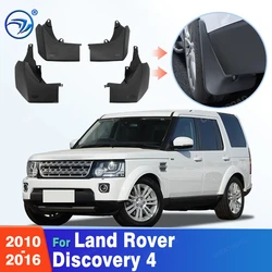 Custom Fit 4PCS Mud Flaps for Land Rover Discovery 4 2010 2011 2012 2013 2014 2015 2016 No Drilling Splash Guards Fender