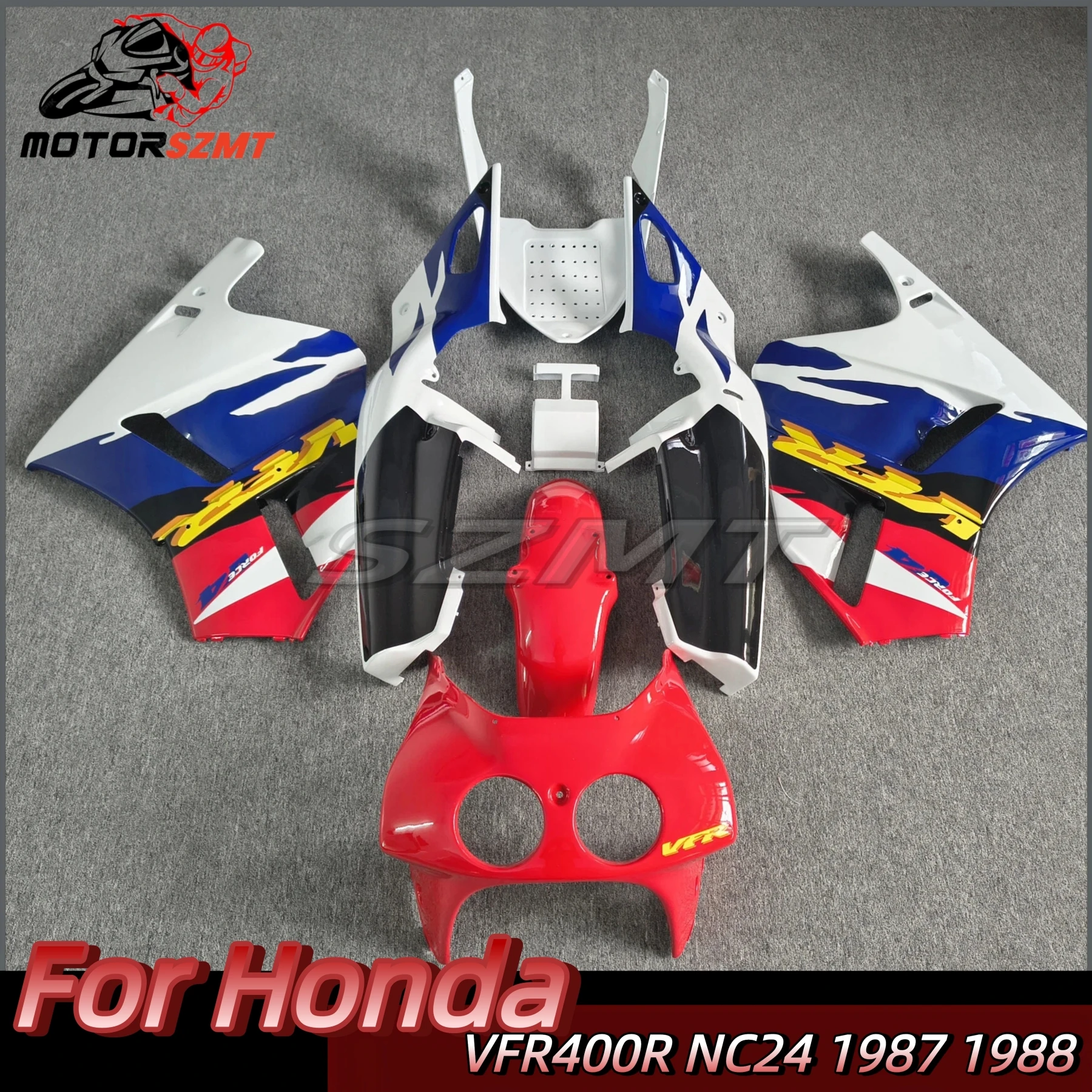 

NEW Motorcycle fairing Fit For Honda VFR400 VFR 400 NC24 1987 1988 87 88 Fairings kit Bodywork