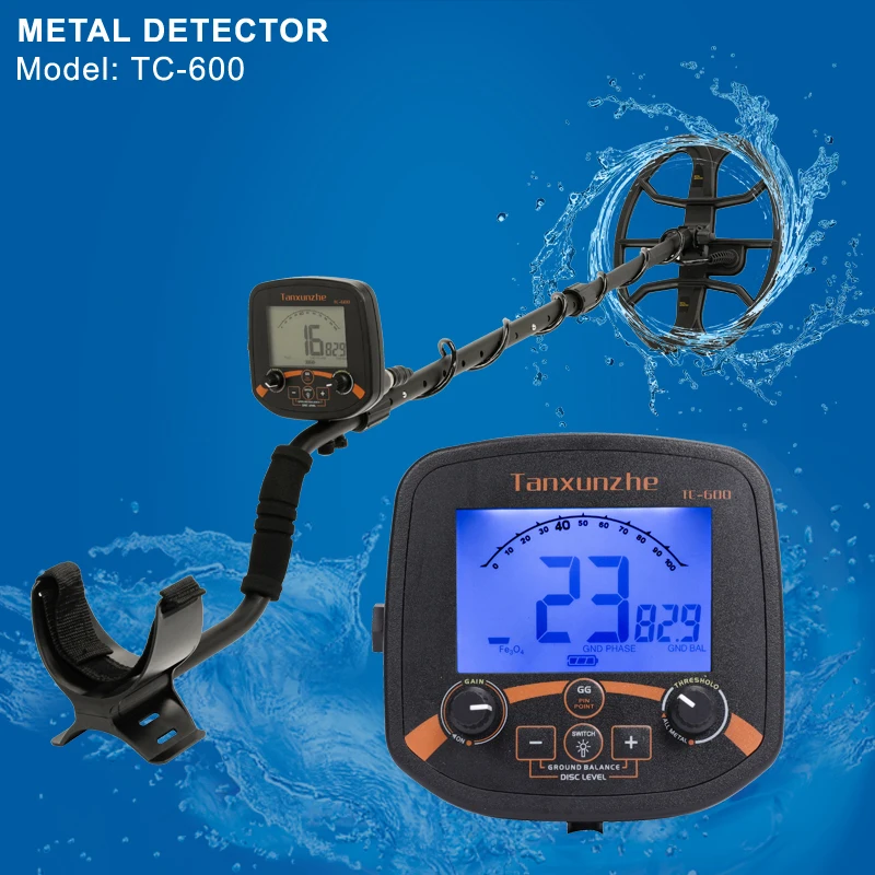 Metal Detector Underground Professional Depth 2.5m Search Finder Gold Detector Treasure Hunter Detecting Pinpointer Waterproof