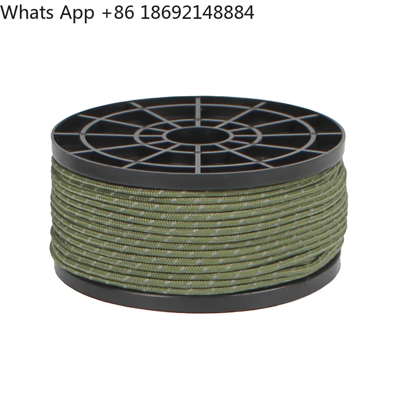 2.5Mm outdoor tent rope warning reflective windproof pull rope umbrella fishing fixed rope