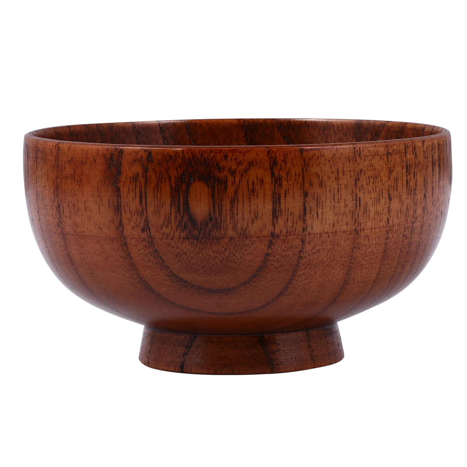 

Wooden Bowl Food Container Kitchen Tableware Salad Rice Vegetable Food Wooden Bowl Container Home Use