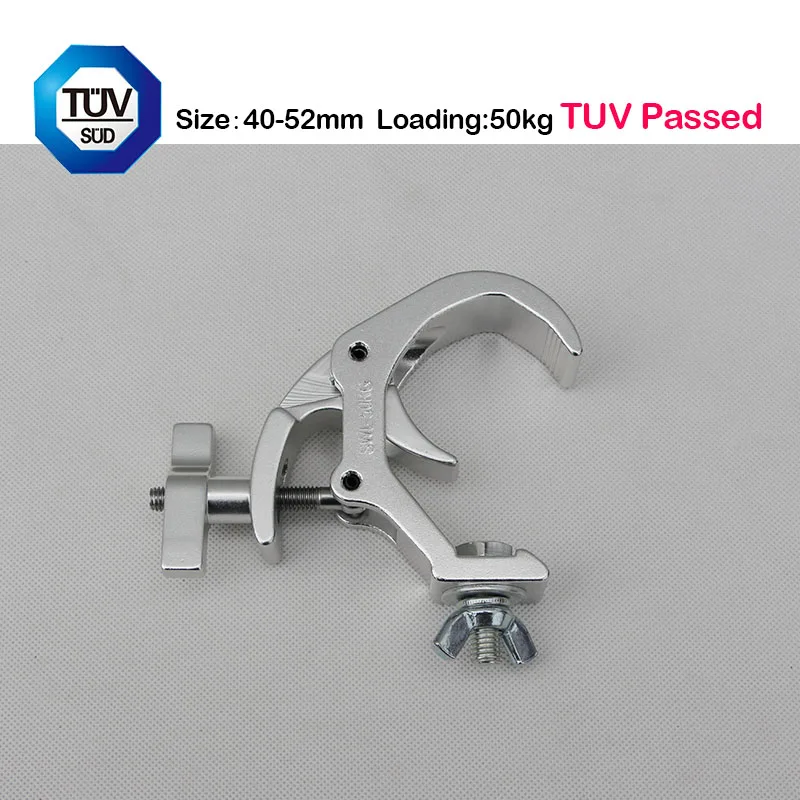 10Pcs/Lot Heavy Duty C Clamps Stage Light Hook 40-52mm Pipe Clamp 50Kg Loading DJ Lighting Accessories