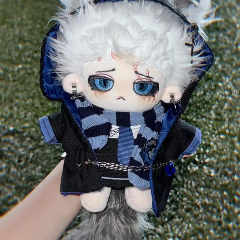 

Хлопковая плюшевая кукла с персонажем Identity V-отшельника, 20 см, мягкая игрушка в подарок, аниме, коллекционная мягкая игрушка, подарок на день рождения для