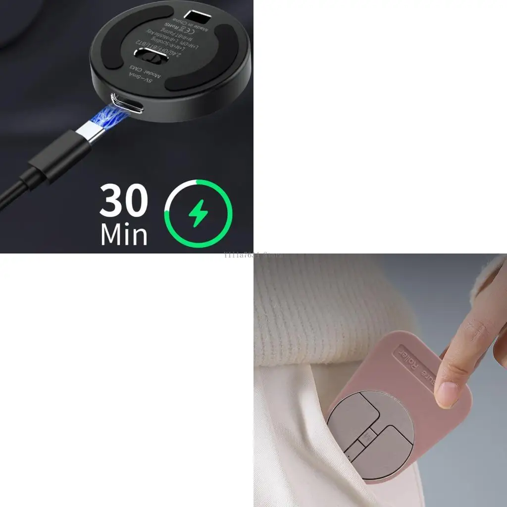 

2,4 ГГц беспроводной Bluetooth-совместимый мышь 3 режимы легкая зарядка игры