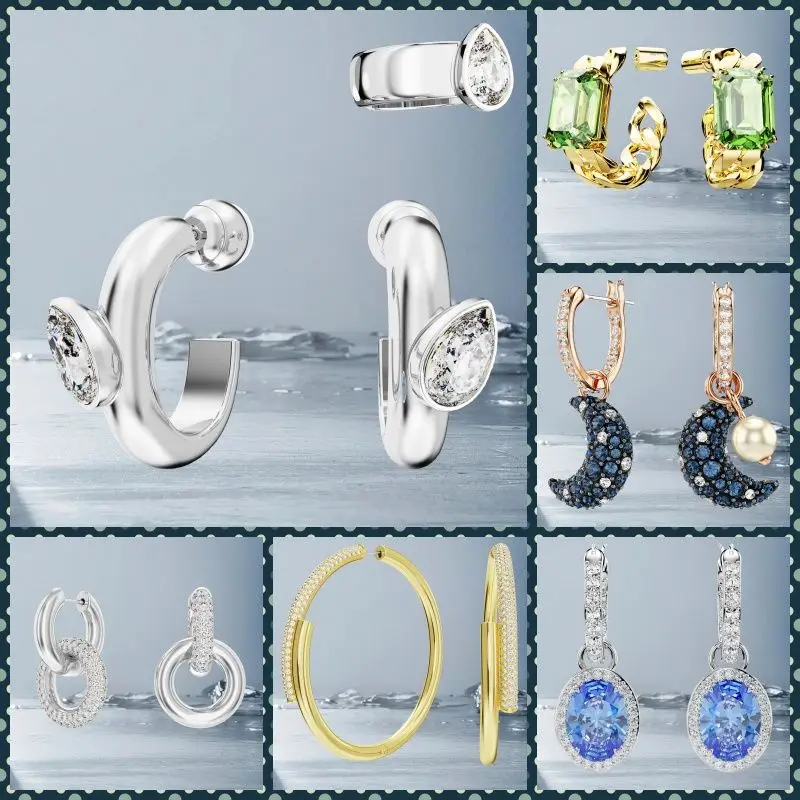

2025 Sporty Glam Glamour Gleam Women's Fitness Event Earrings Sweat-Proof Active Lifestyle