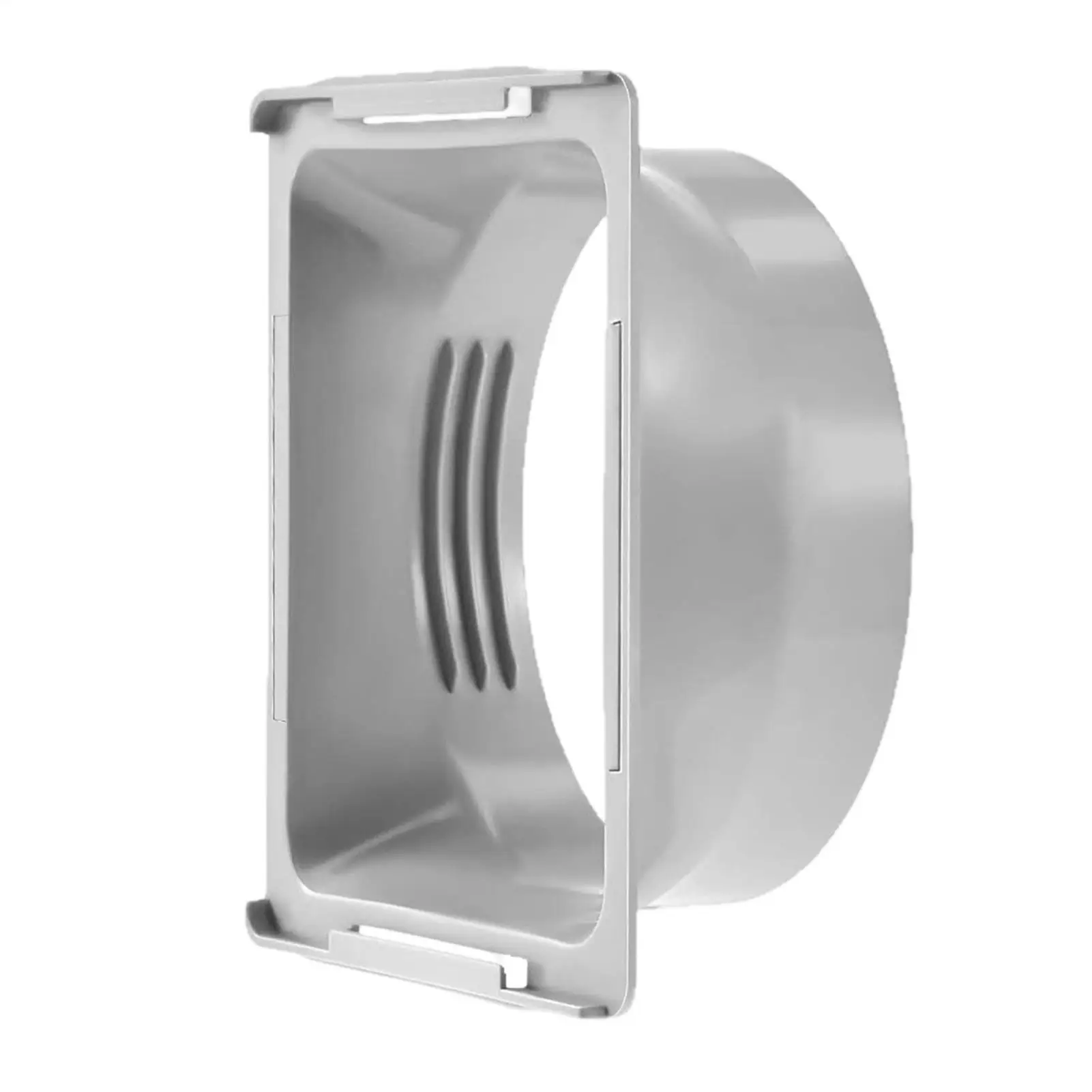 Ac Exhaust Hose Coupler Easy Installation Connector 5.9 Inch Exhaust Hose Square Coupler for Apartment Dwellers Small Space Home