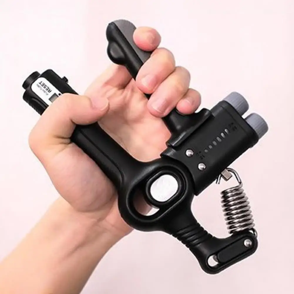 Portable Grip Strengthener Enhance Grip Strength with Adjustable Resistance Hand Grips Non-slip Handles Built-in for Effective