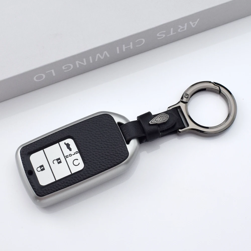 Car Key Case Key Shell Set for Honda CR-V ACCORD ODYSSEY CIVIC Ect All-inclusive Holder Shell Protection Keychain Accessories