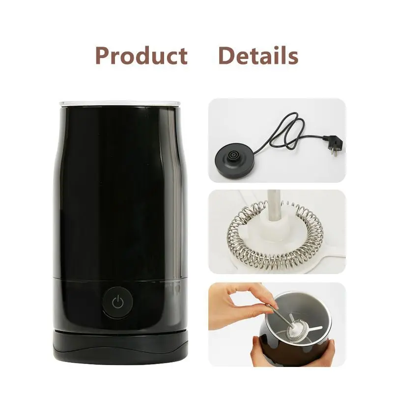 Electric Milk Frother New 6 in 1 Milk Frothing Pitcher Froth Heater Cold and Hot Milk Foaming Maker