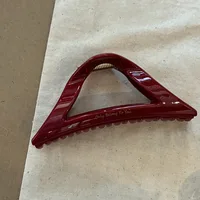 French Red Collection! Large Grip Letters Gold Label Back Head Updo Shark Clip Hair Accessories Headwear Hairpin Hair Claw 3