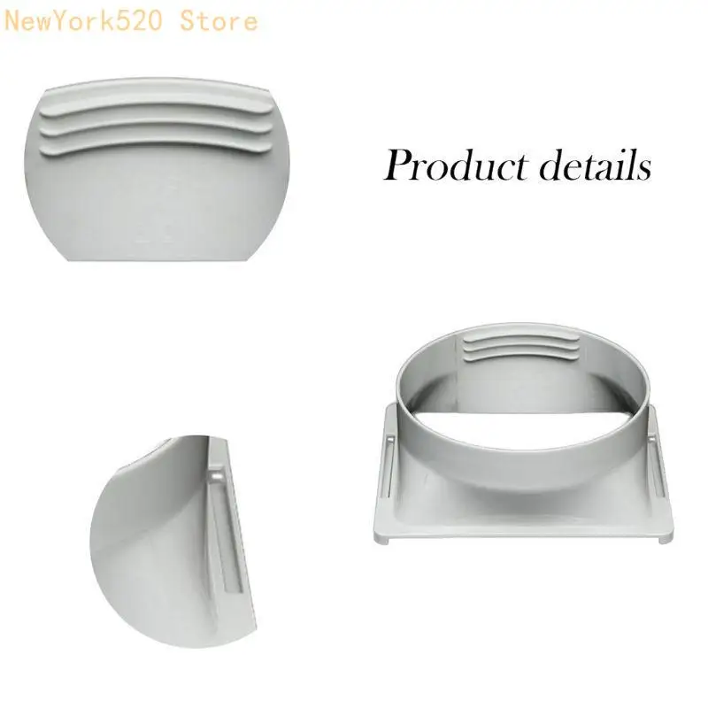 15cm Square Portable Air Conditioning Body Exhaust Duct Pipe Connector Conditioner Parts N84C