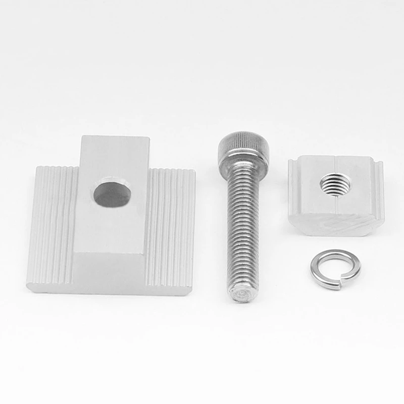 10Pcs Solar Clamp Adjustable Solar Panel Bracket Clamp Wide Photovoltaic Support For Solar Panel System 35Mm Durable