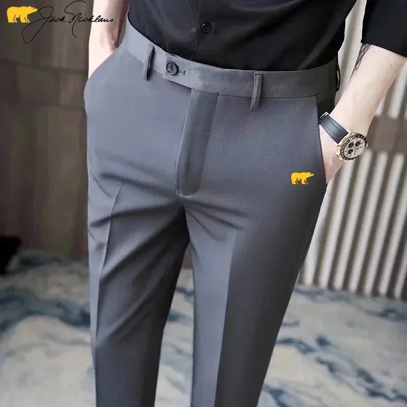 2024 New Golf Clothing Brand Jack Nicklaus Men's Fashion Casual Business Pants Sports Golf Pants Golf Clothing