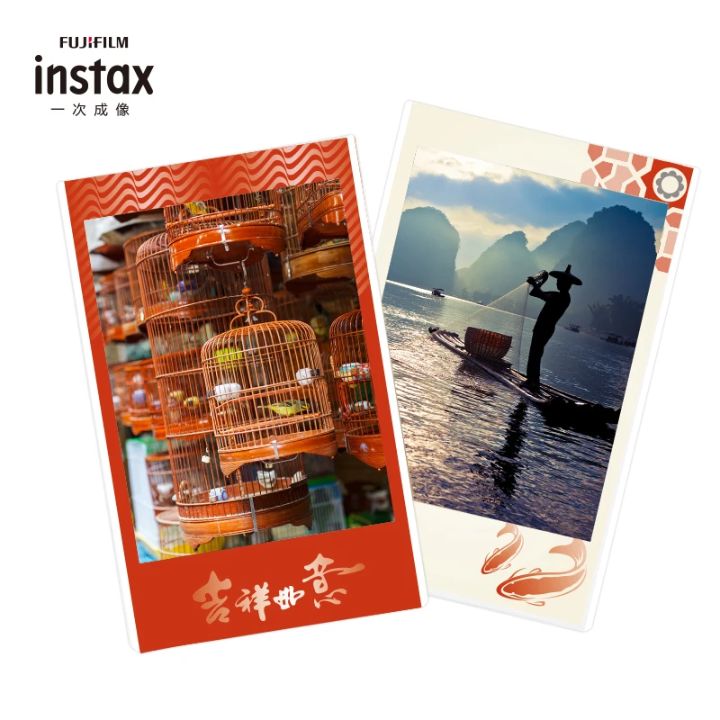 Original Fujifilm Instax Mini Film Chinese Version 10-50 Sheets For Fujifillm Instant Mini 12 11, 9, 8, 7s Camera For SP-1/2