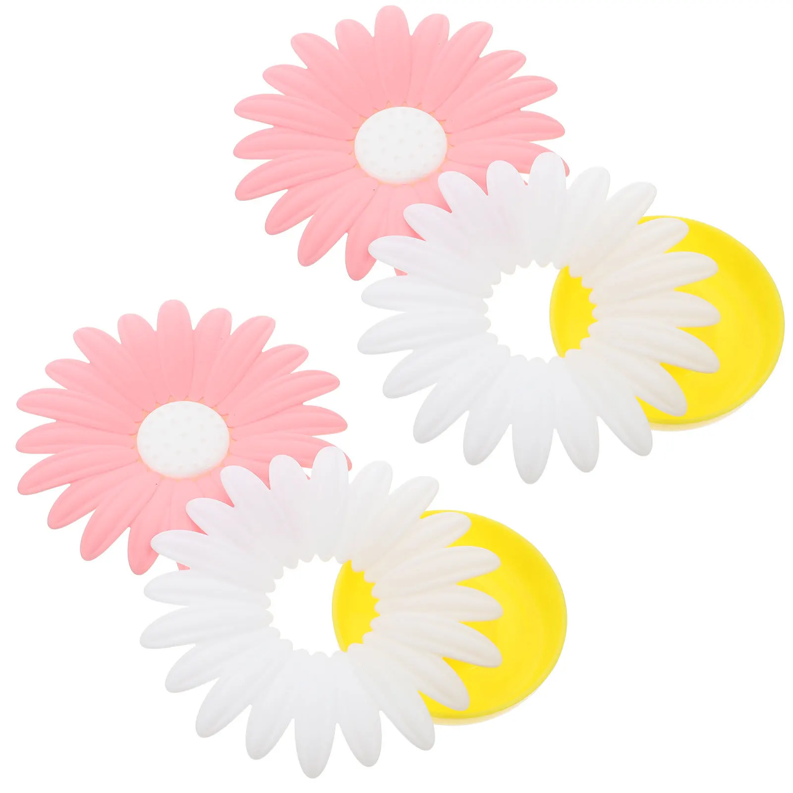 

4pcs Box Multi-Functional Drainage Household Soap Holder For Bathroom Kitchen Shower Decorative Storage Stand Soap Tray Home