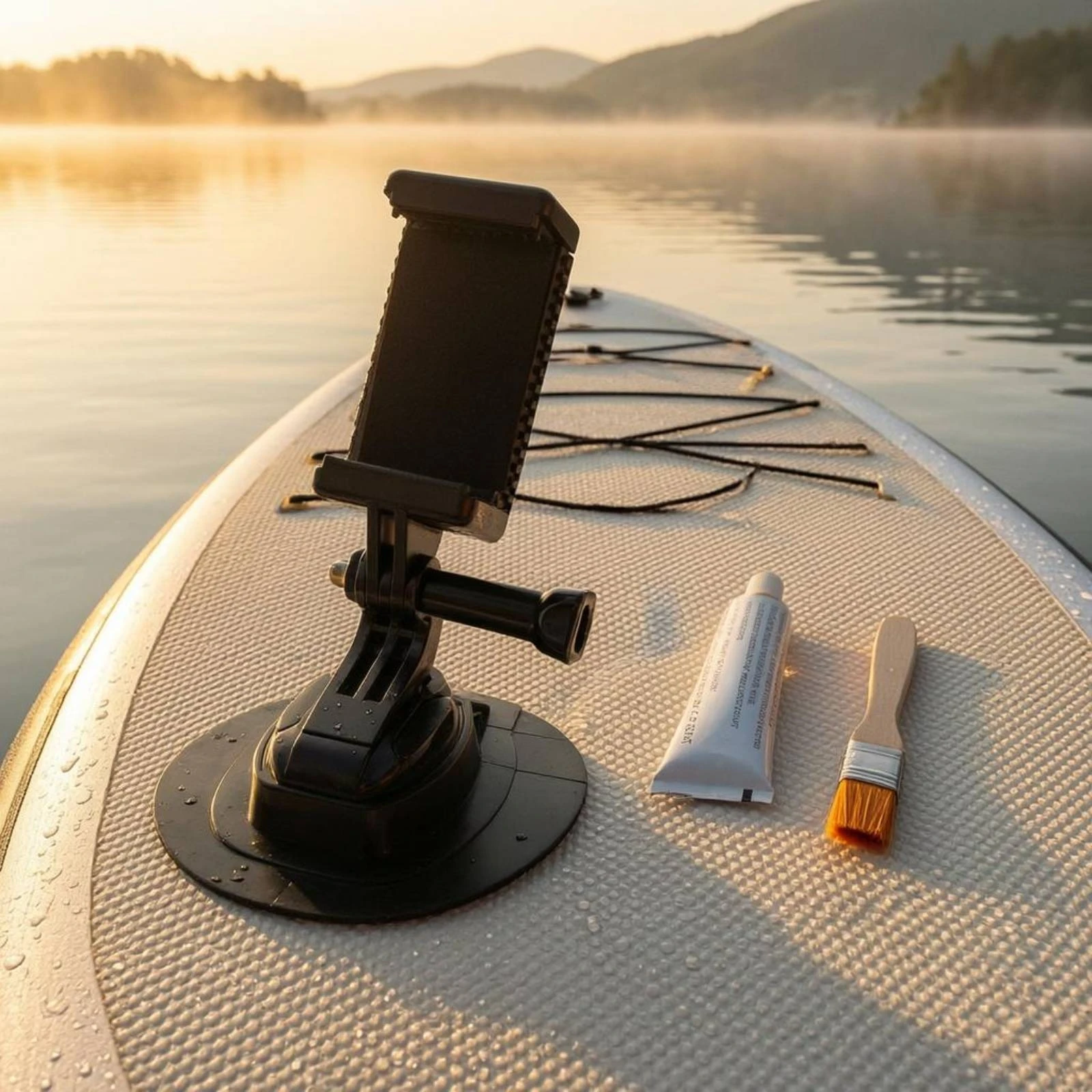 Picture 4: Stand-up Paddleboard Camera Mount Base Easy Installation Paddleboard Camera Base Paddleboard D-Loop Mount Quick Release