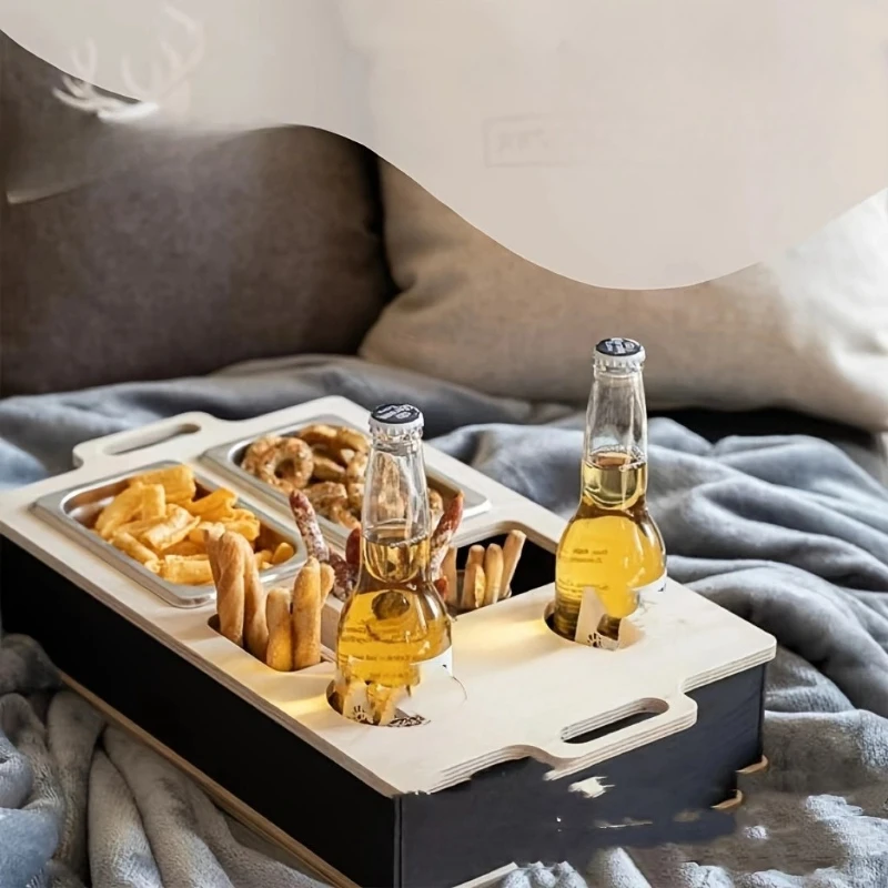 

Wooden snack storage box Bamboo snack storage box Desktop display Snack storage boxs Desktop finishing boxs
