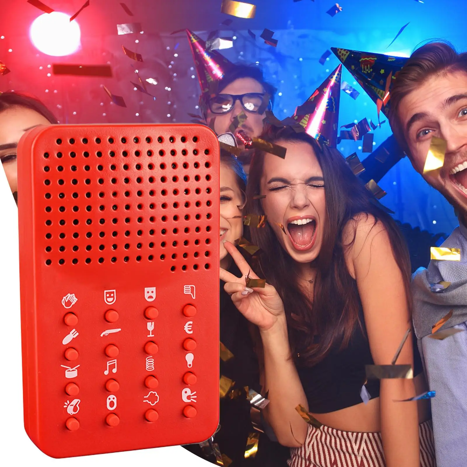 16種類のサウンドエフェクト付きおならマシン、ノイズメーカー、携帯用おならおもちゃ、電子いたずらおもちゃ、ギャグ、ノベルティ、パーティー用品