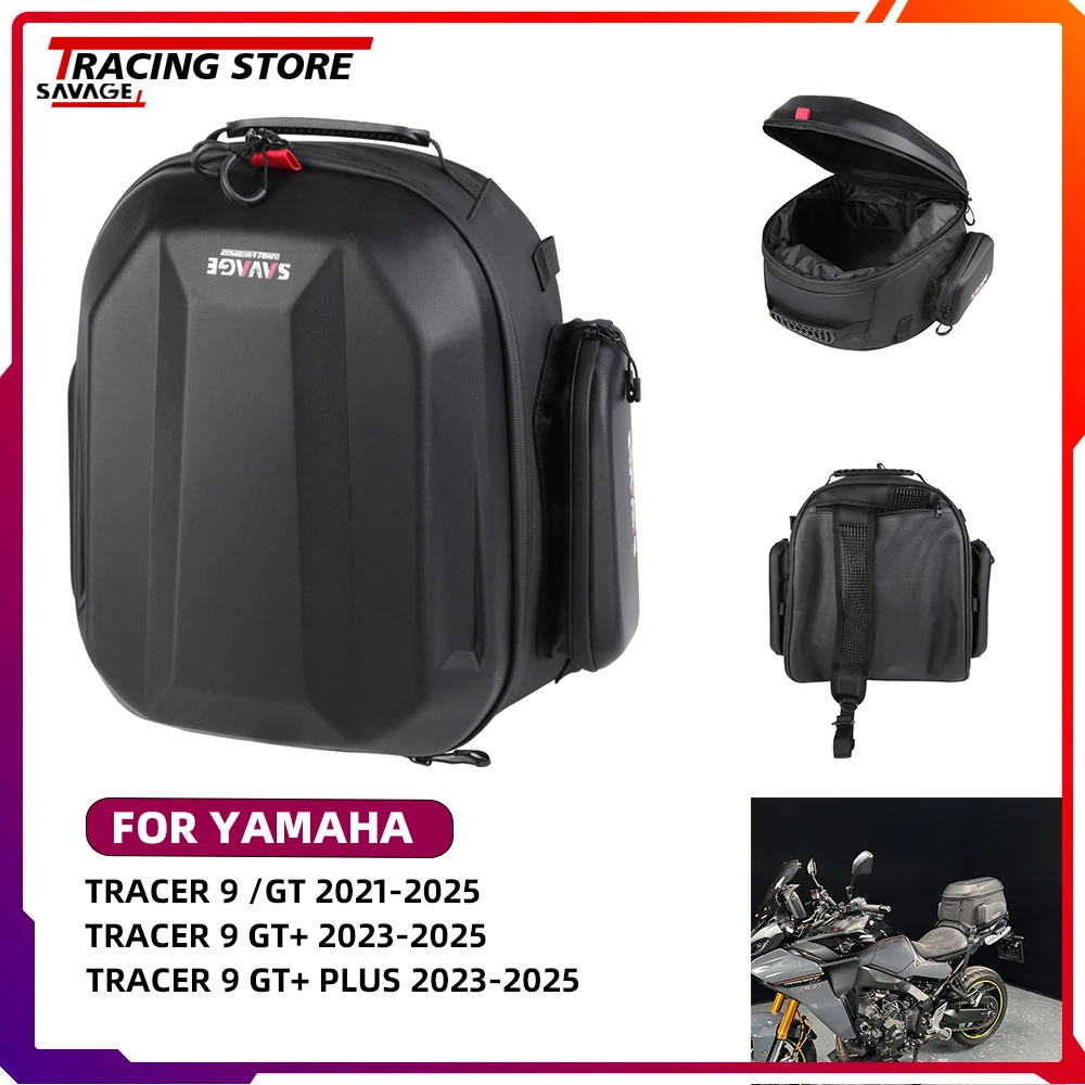 

2025 Motorcycle Tail Bag Rear Seat Bag Luggage Backpack For Yamaha Tracer 9 /GT + Plus 9GT 9GT+ Travel Bags Waterproof 9 GT 2024