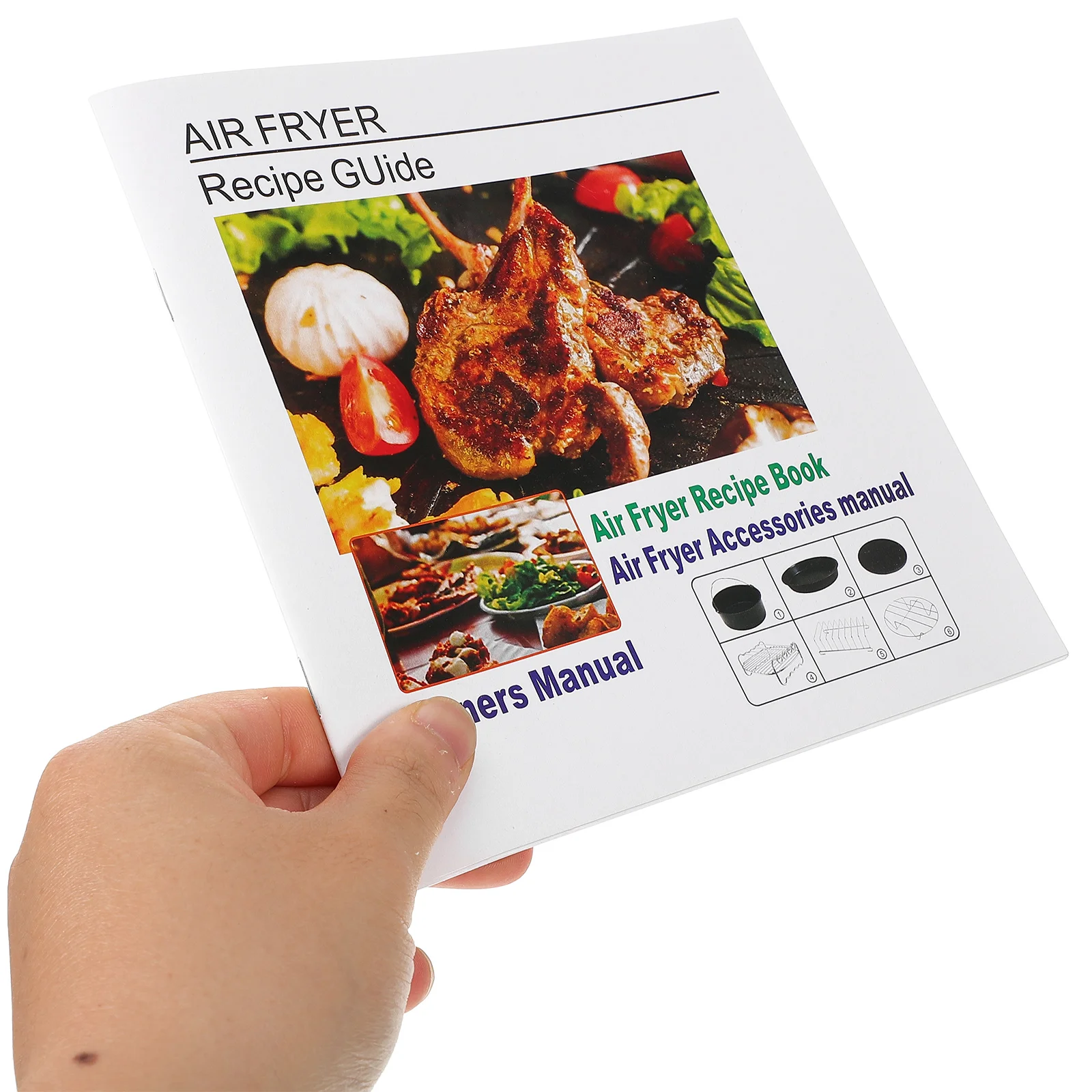 Air Fryer Recipes for Cooking Supplies Cookery Book Easy-going Paper English Version