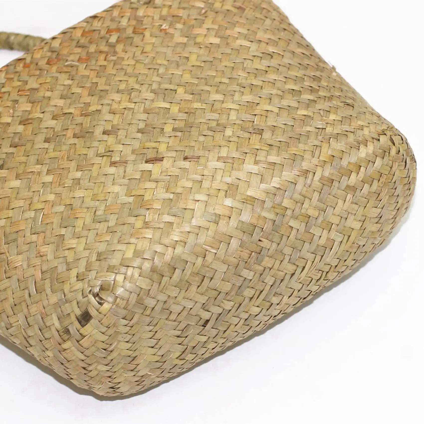 حقيبة يد نسائية ASDS-2X كلاسيكية من القش للصيف والشاطئ والبحر، صغيرة الحجم