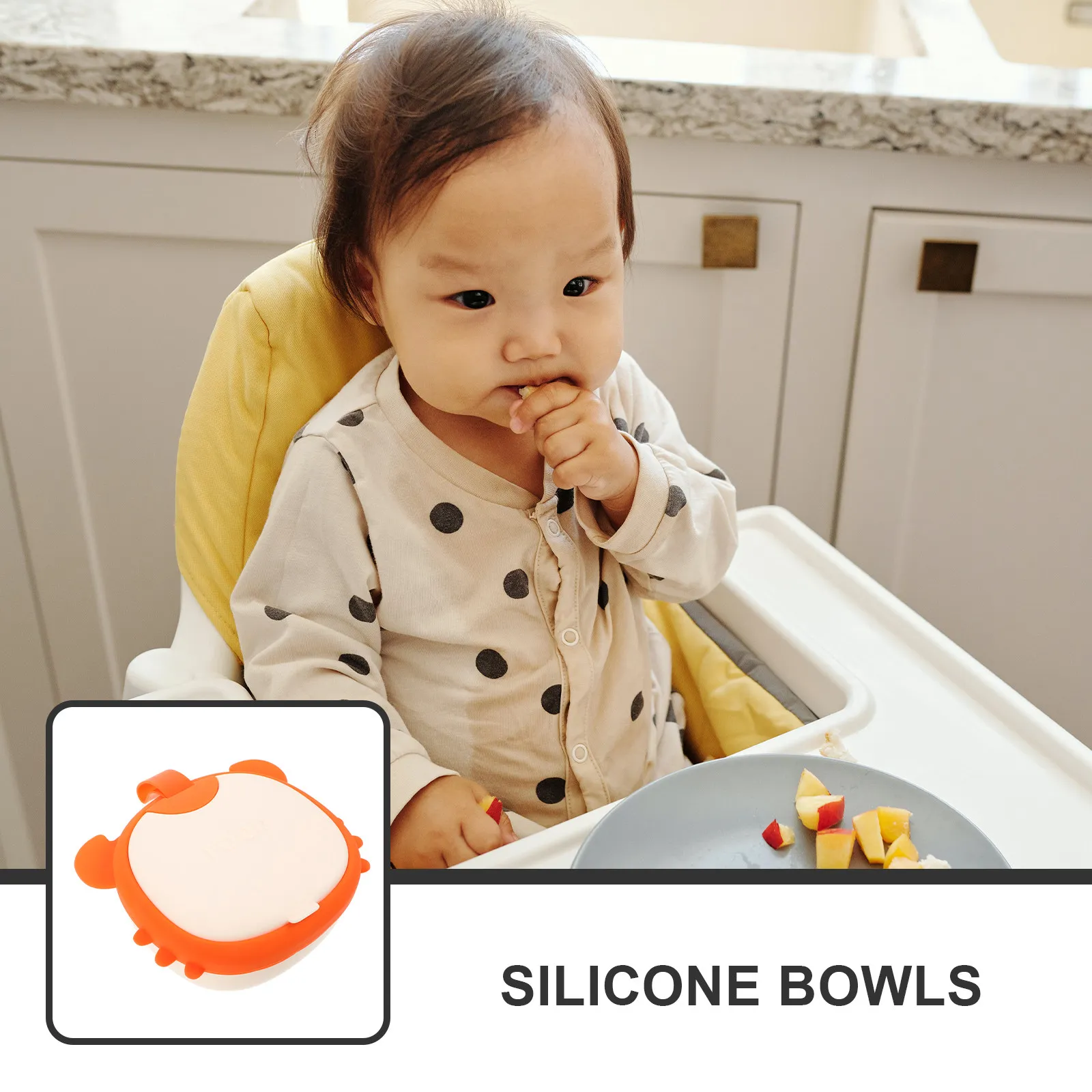 

1Set Baby Feeding Bowl Set with Cartoon Style Bpa-Free Small Bowls for Babies Easy to Hold Food Storage Use Dishwasher Safe Kids