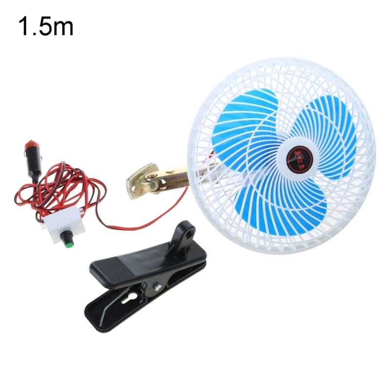 

12V SUV Car Stepless Speed Air Cooling Fan Strong Wind Automobile Vehicle Dropship