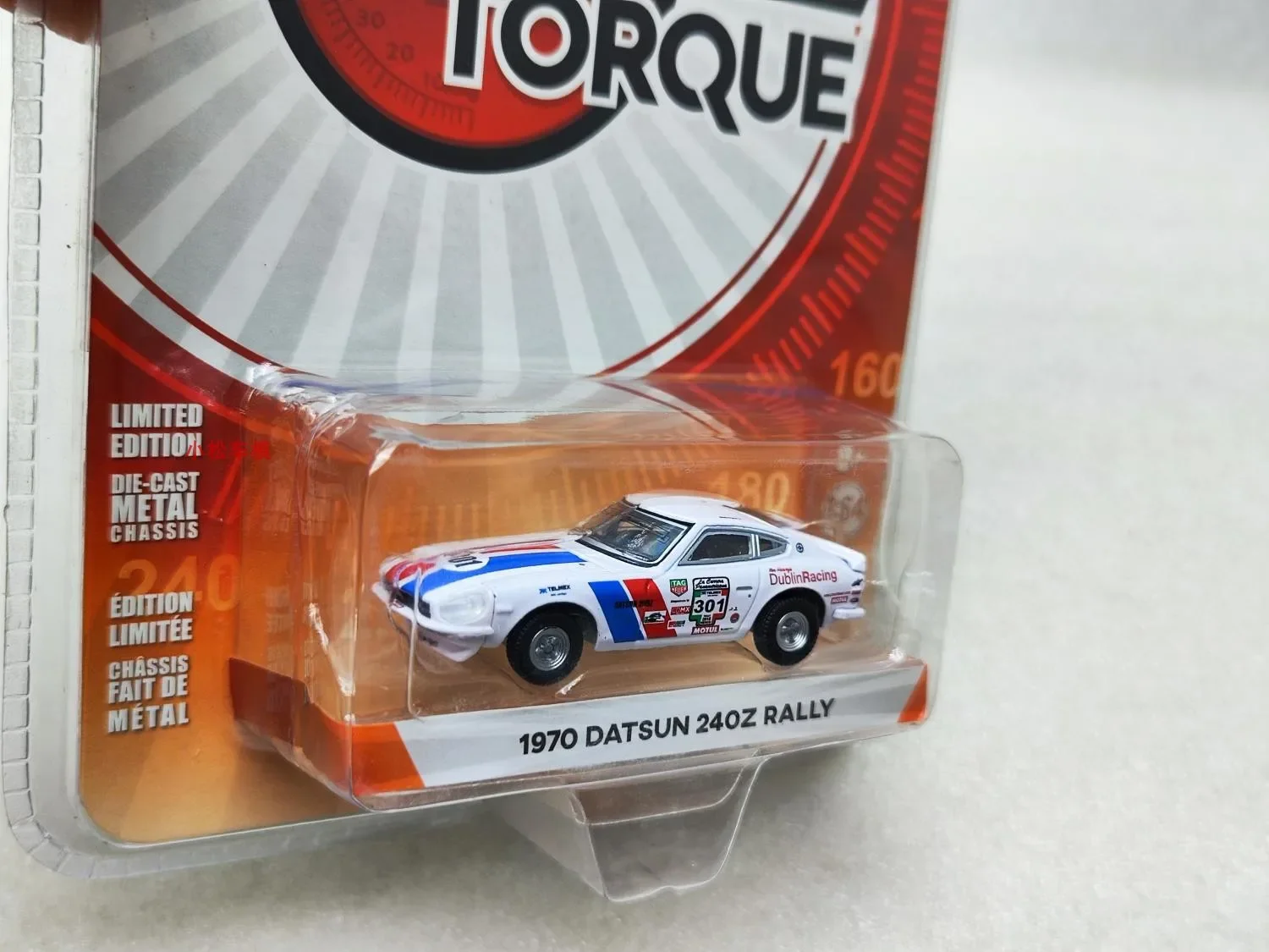 GreenLight 1:64-1970 Datsun 240Z - # 301 Carrera Pan American Rally 2015 Mexico Diecast Alloy Car Model Collectible Gift