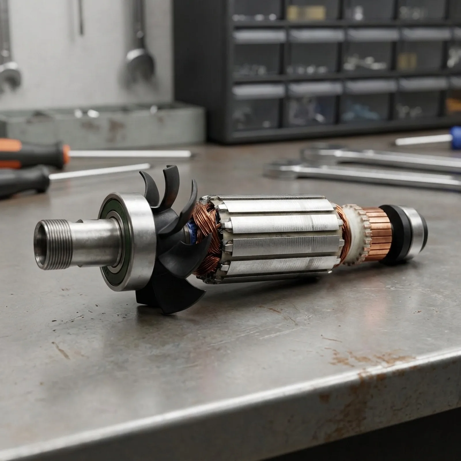 replacement-for-rotor-for-rt0700c-rt0702c-trimming-machine-power-tool-metal-construction-rotor-part-for-tool-maintenance