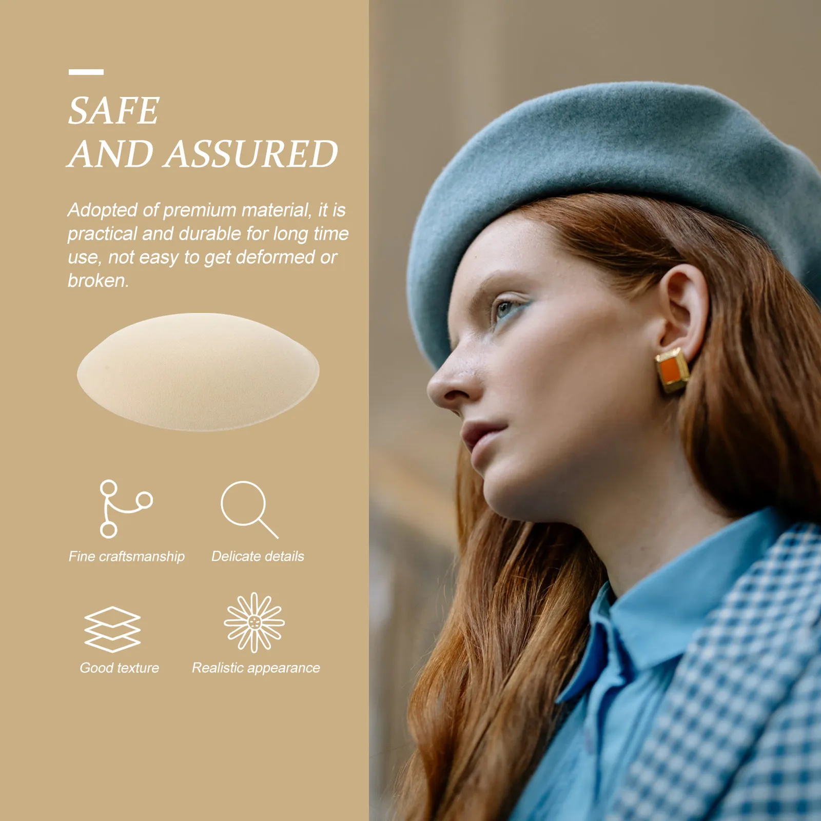 

2Pcs Small Fascinator Hat Base for DIY Headdress Making Lightweight Round Cap Base Beret DIY Supply Women Headwear Accessories