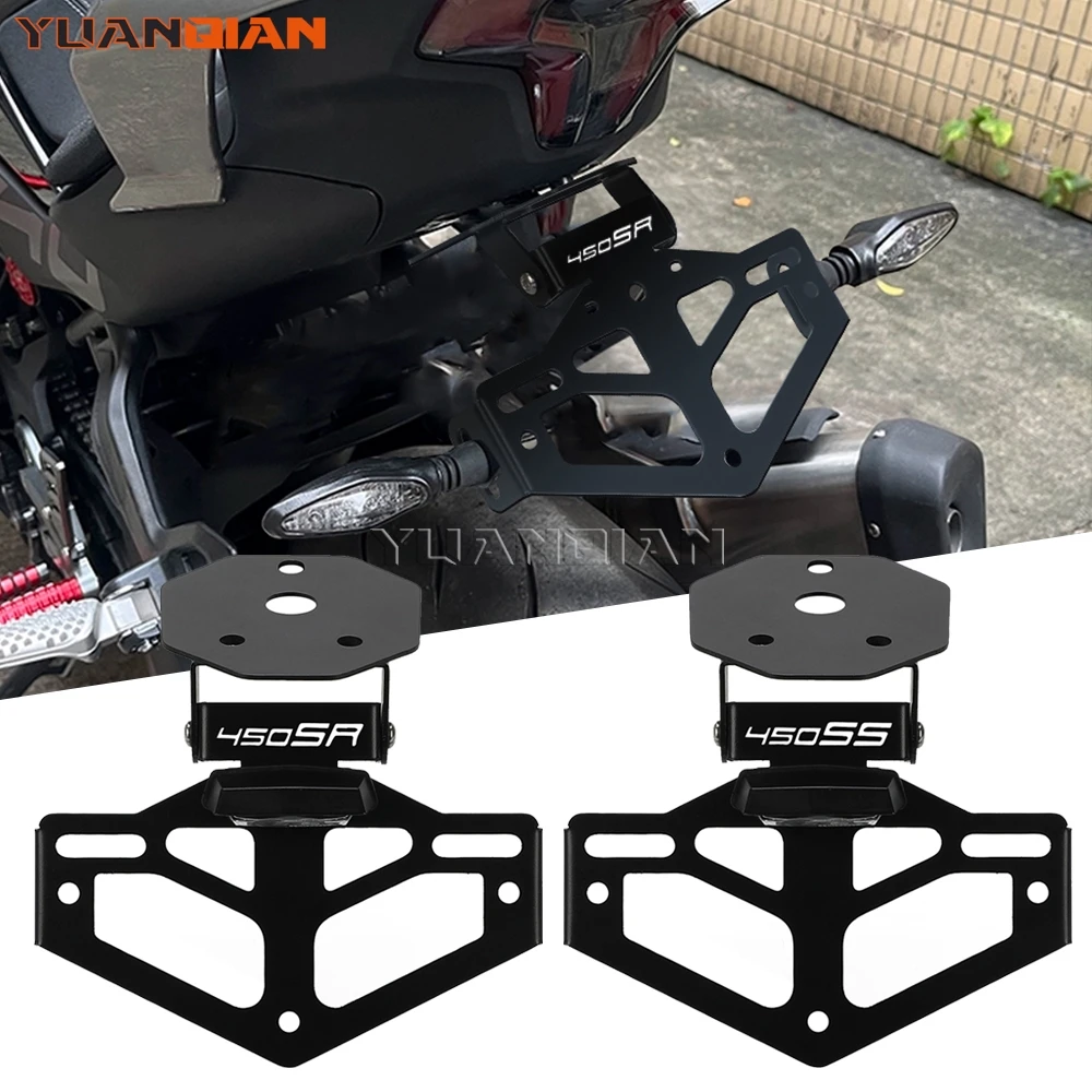 

License Plate Holder Bracket Rear Tail Tidy Fender Eliminator Kit For CFMOTO CF MOTO 450SR 450SS 450SRS 450 SR SR-S SS 2022-2026