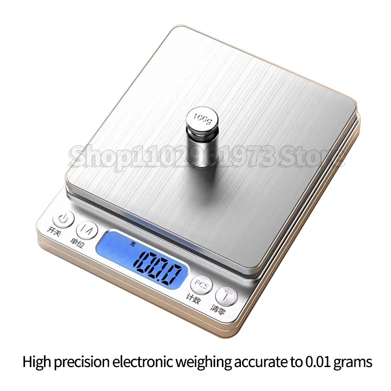 

3000/ 0.1g/ 10kg/1g Digital Electronic Balance Lab Jewelry Scale High Precision Industrial Kitchen Weighing Balance Scale