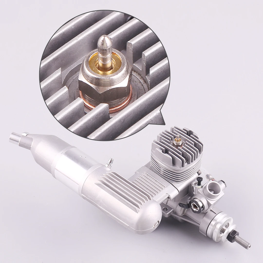 

Двухтактный метанольный двигатель ASP S52A/S52AII 52 Stage с приводом на масле для радиоуправляемых моделей самолетов с неподвижным крылом