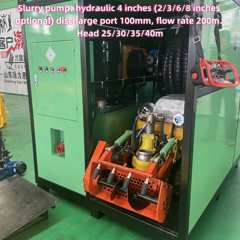 Remote Control Tracked Underwater Dredging Robot for Sand Silt Sediment Removal in Pond Lake Sea Pipeline