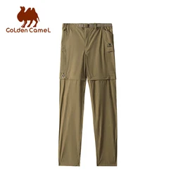 GOLDEN CAMEL Hiking Pants Outdoor Ice Sense Quick-drying Trousers Functional Pant for Men 2023 Detachable Short Two-wear Clothes