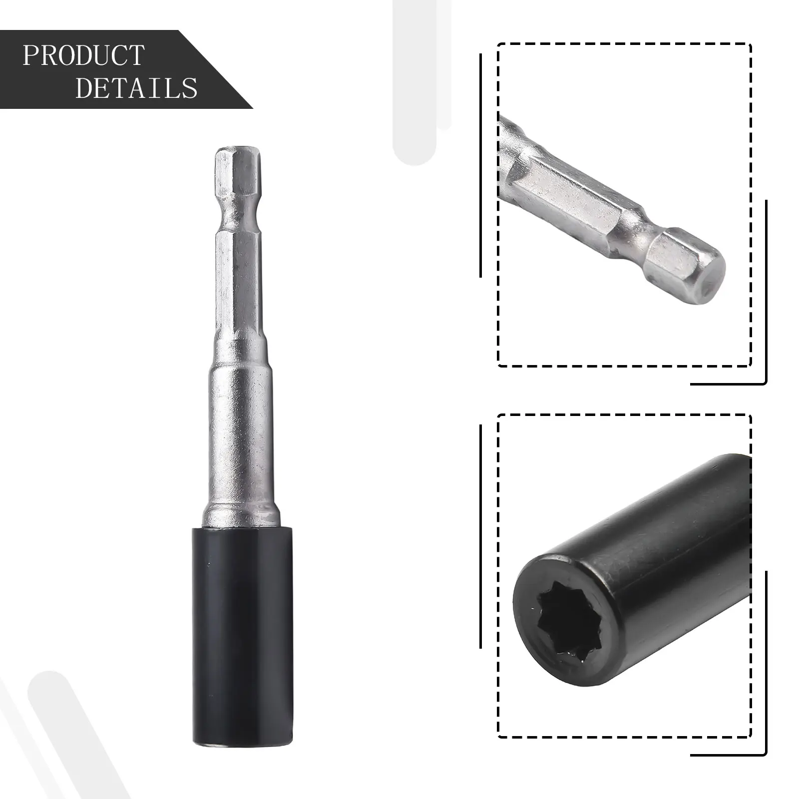 Essential Tuning Tool Piano Repair Piano Octagonal Wrench Easy To Install Long-lasting Performance Sleek Black Color