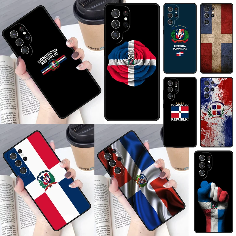 Dominican Republic Coat Of Arms Cover For Samsung Galaxy S23 Ultra S22 S20 S21 FE S8 S9 S10 Plus Note 10 20 Ultra phone Case