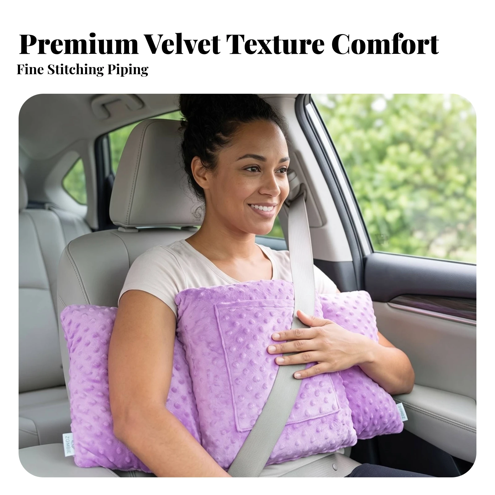Postoperative Support Pillow with Pocket Post-Operative Recovery Pillow with Strap Supportive Soft for Surgery Patients