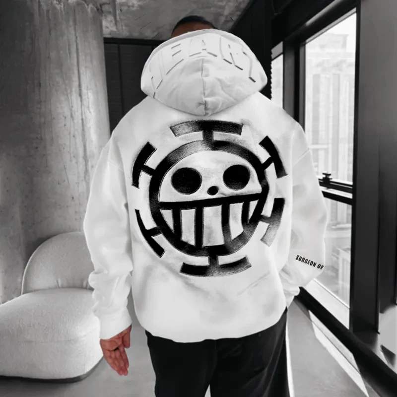 25 เสื้อสเวตเตอร์ผ้าฝ้ายแท้ผู้ชายที่ขายดีที่สุดร่วมกันอะนิเมะญี่ปุ่น One Piece สําหรับการเดินทางและเล่นกีฬาทุกวัน