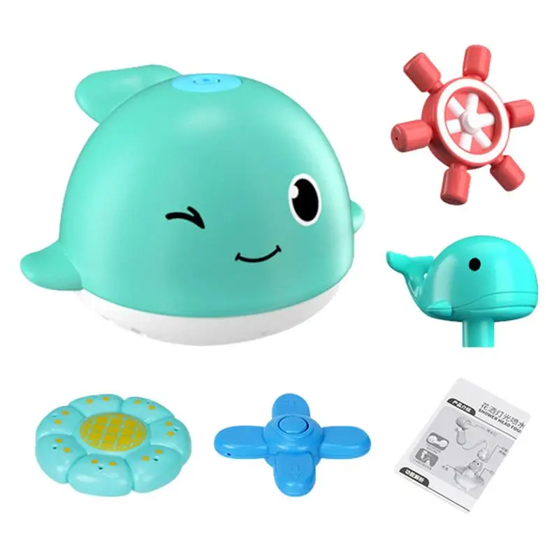 

Kids Shower Bath Toy Light Up Electronic Spraying Toy Children Cute Animal Toys Bathroom Cartoon Bath Toy For Swimming Pools