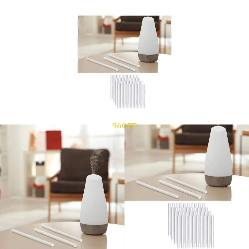 96GF 40 Pieces Humidifier Cotton Sticks Replacement Parts Aromas Diffuser Cotton Sponge Humidifiers Accessories