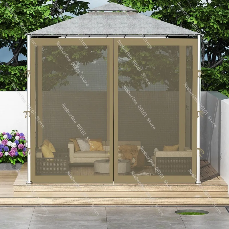 

Tente moustiquaire pavillon extérieur moustiquaire balcon cour BBQ hangar ombre rideau tirer épaissi usine direc